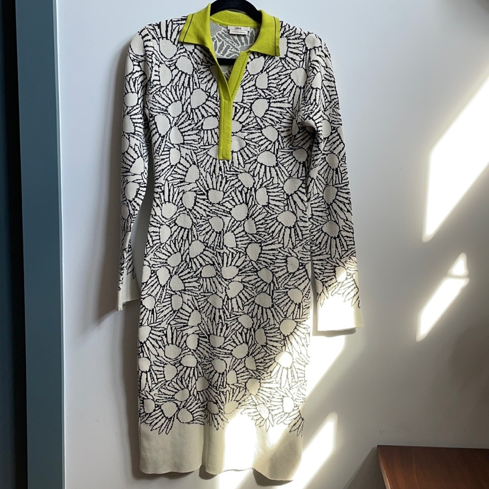 EDUN knit collar dress